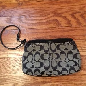 Coach Classic Logo Wristlet
